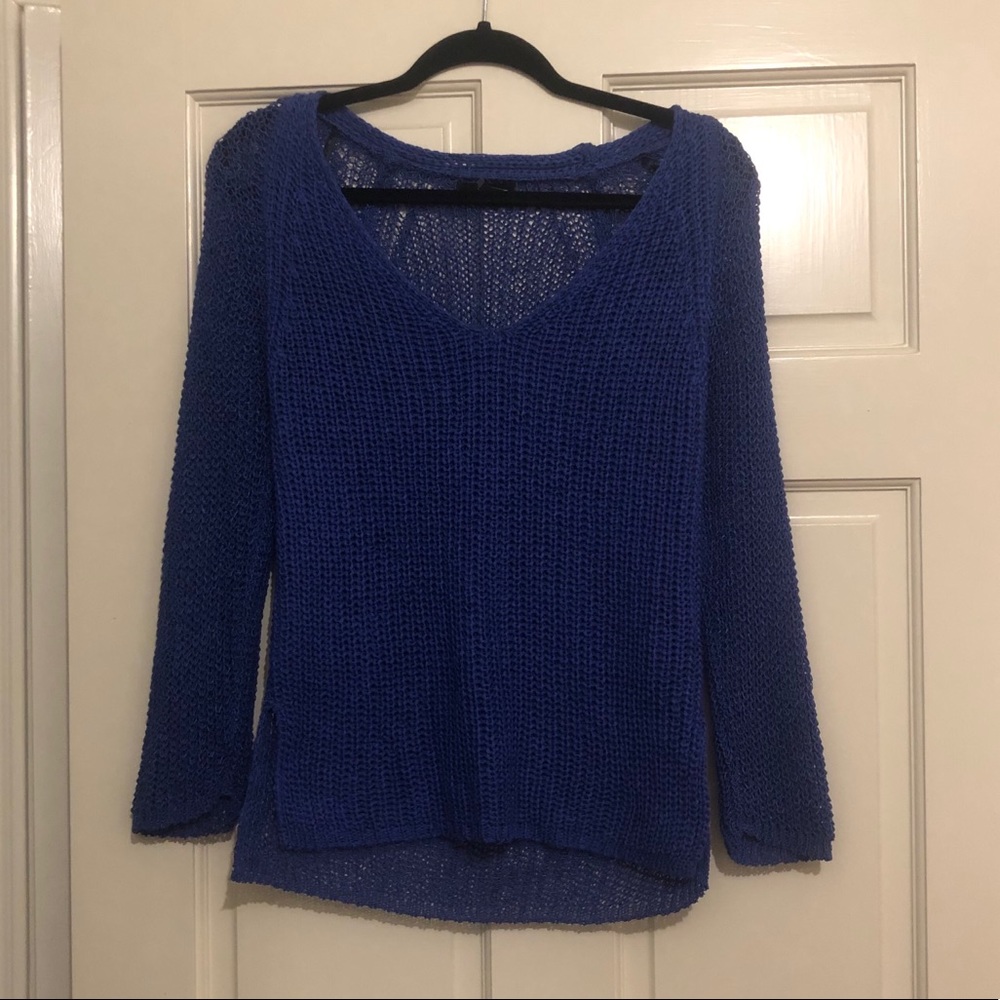Royal blue sweater